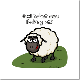 Rude Sheep Posters and Art